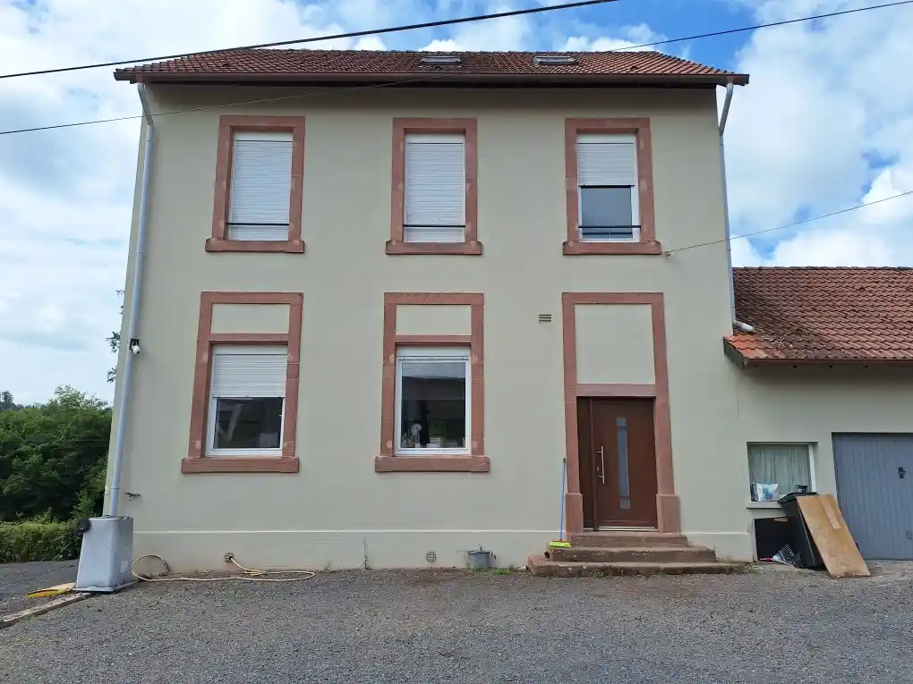 Façade rénovée après ravalement