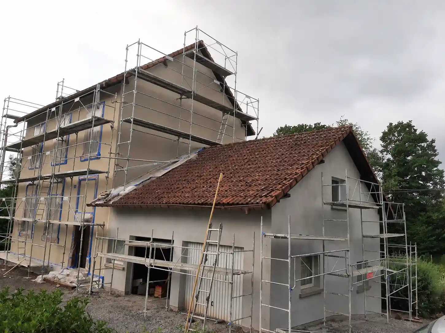 Maison rénovée après ravalement de façade
