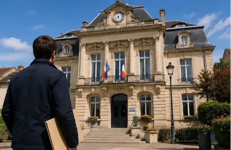 Dépôt déclaration préalable en mairie