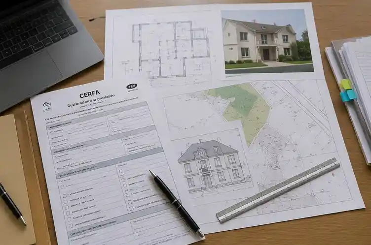 Plans, CERFA et pièces graphiques pour déclaration préalable